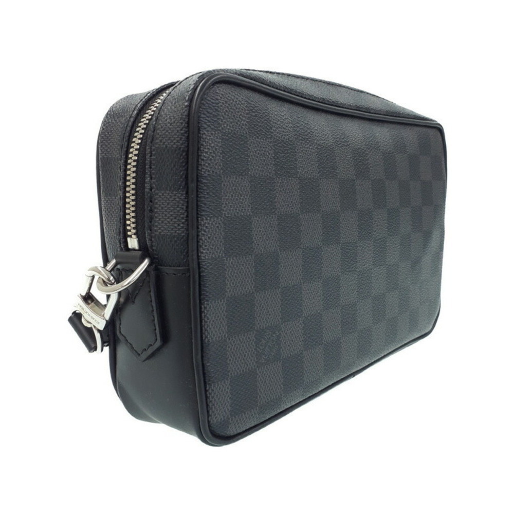 Louis Vuitton Bag Damier Black Kasai Shoulder Graphite Pochette